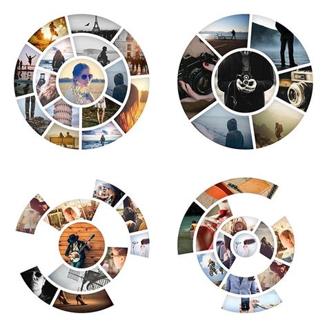 Circle Collage Template